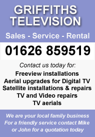 Griffiths Television - Sales, service and rental